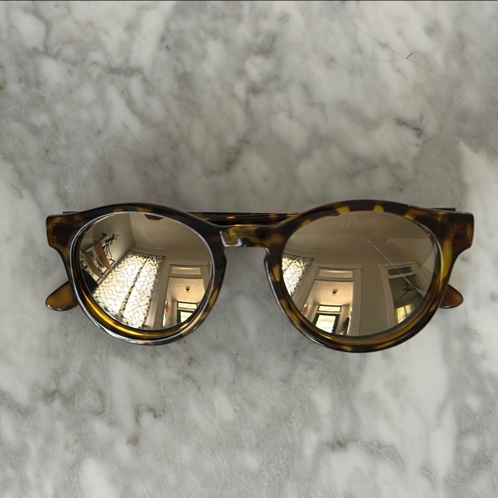 Le Specs Tortoiseshell Sunglasses